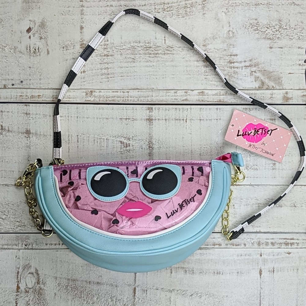 NWT Betsey Johson Tootie watermelon transparent - Picture 2 of 4